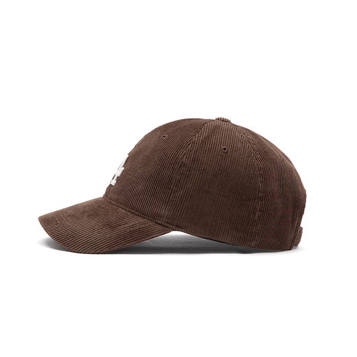 MLB Official Male and Female Couple Versatile Large Logo Fashion Casual Corduroy Baseball Cap 24 Autumn and Winter CPWC1 Los Angeles Dodgers/Brown One Size