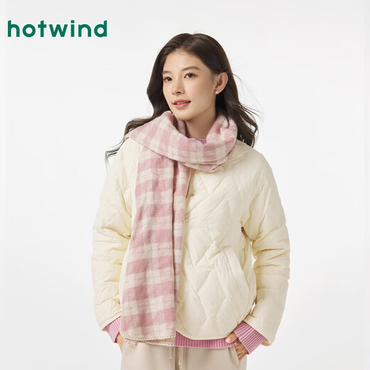 Hot Air 2025 hiver nouveau Scarf de paillettes à carreaux pour femmes 14 rose F