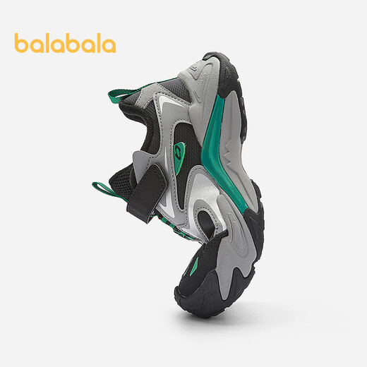Balabala children's shoes children's sports shoes for boys and girls 2025 new autumn and winter shoes outdoor non-slip plus velvet to keep warm and trendy
