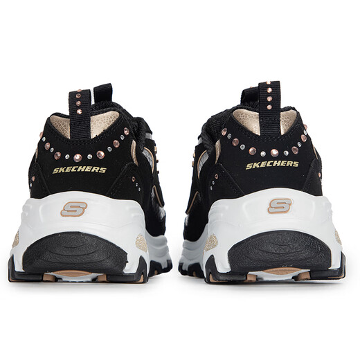 Chaussures féminines Skechers 2025 Au automne Nouvelles chaussures de sport légères et à la mode Chaussures de course basse top respirant et confortable chaussures décontractées Panda 11979-BKGD 35 220 mm