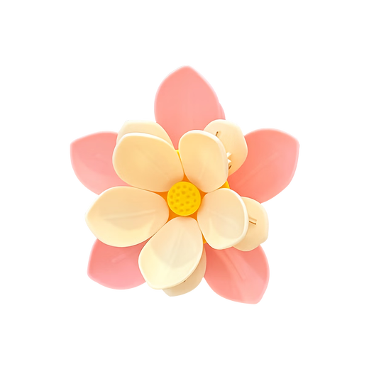 BSD cute flower magnetic sealing clip double-layer snack potato chip clip kitchen refrigerator magnet seasoning bag moisture-proof sealing clip magnetic lotus sealing clip (sakura pink)*1