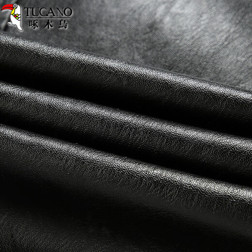 Chaqueta de cuero Woodpecker (TUCANO), chaqueta para hombre, primavera y otoño, cuello levantado, motocicleta de negocios, ropa de hombre de alta gama