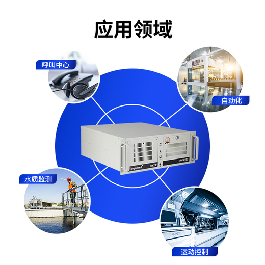 Dongtintech4U机架式工控机酷睿4代研崋原装主板工控主机兼容西门子计算机节能认证工业电脑IPC-610 DT-610L-A683 贵宾卡/1年上门服务