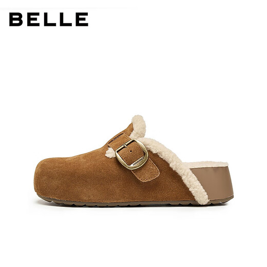 
Belle (Belle) Zhang Linghe same style thick island toast 2 generation Birkenstock slippers for women's shopping mall style can wear outside slippers D8R1DBH5 pre-sale brown-winkle 35
