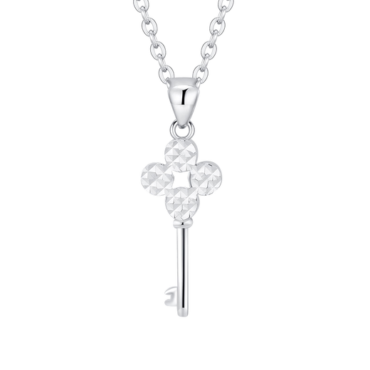BOC Billion Gold PT950 Scepter Key Platinum Pendant Platinum Jewelry Necklace Birthday and Valentine's Day Gift for Girlfriend and Wife Scepter Key Pendant About 1.7g + 925 Silver Chain