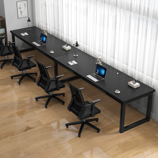 Shaodian double desk long table by the window narrow simple writing table home study table office workbench bedroom computer table length 100 width 40 height 74 cm buckle