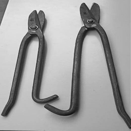 FHJQB old-fashioned tin scissors, special scissors for tin sheets, hand-forged tin scissors, tin scissors, all steel forged 500 long and bold