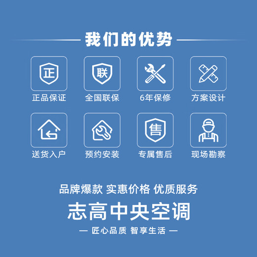 Chigo ceiling unit, commercial central air conditioner, fixed frequency conversion hidden ceiling, ceiling air conditioner, patio unit, embedded shop air conditioner, 2 HP, duct machine, first-class energy efficiency frequency conversion