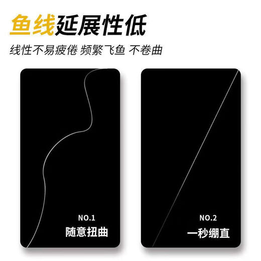 Fluorocarbon line front lead line genuine fish line sub front lead line super tensile carbon main line sub-line fishing line fishing line (single package) transparent color fluorocarbon line 120 meters No. 0.8