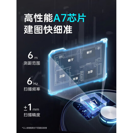 西屋（Westinghouse）扫地机器人扫拖擦三合一体机全自动吸尘器拖地机器人 蓝色