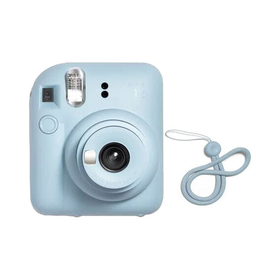 Fujifilm (FUJIFILM) instax mini12 one-time imaging, polaroid, good gift choice mini12 hydrangea blue official standard