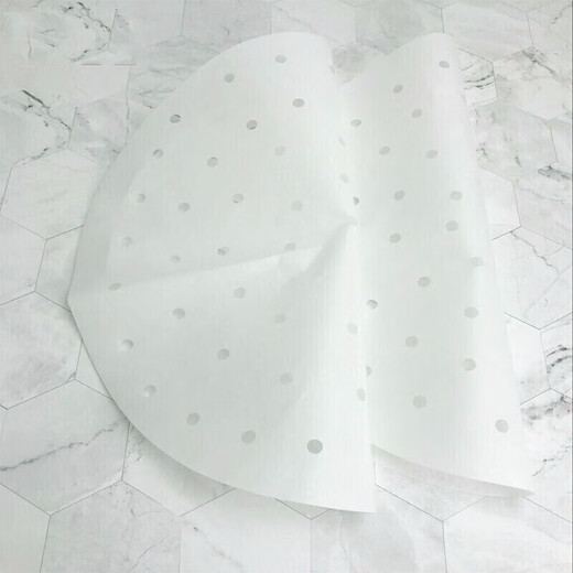 Steamer paper, steamed bun pad paper, steamer pad, food-grade steamed bun paper pad, steamer cloth, baking oil paper, non-stick disposable steamer paper 32cm, 100 sheets