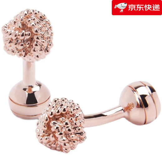 WILLIAM MILTON Classic Rose Gold Dandelion Cufflinks Men's Light Luxury Cuff Nails Temperament Gift Rose Gold