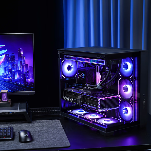 ASUS Ryzen R5 9500F/9600X RTX5060Ti assembled computer host Black Myth Wukong e-sports game computer host desktop complete machine DIY assembly machine R5 9500F+RTX5060Ti丨Configuration 2