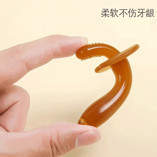 Ozan Ankosu Baby Teething Stick Teething Stick Baby Video Silicone Boilable Toys 3-6-12 Teething Sticks (Nano Silver) + Storage Box + Anti-drop Chain