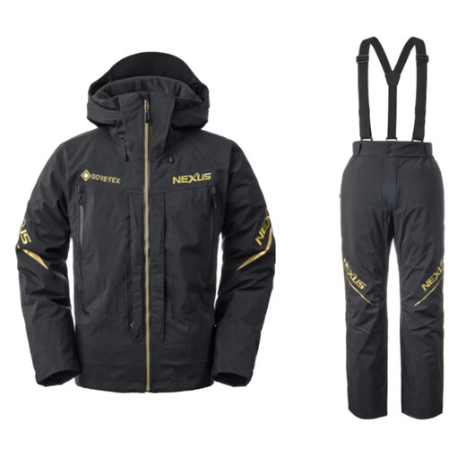 SHIMANO 25 models RT-133Y fishing suit lightweight cold-proof suit for rock fishing GORE-TEX fabric black-XL size (produced in Vietnam)