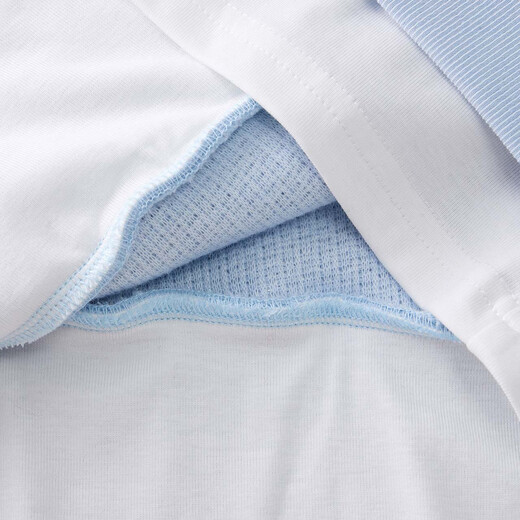 IEF/Aiyifu 2025 Autumn and Winter New Korean Style Fashion Simple Casual Style Loose Versatile Splicing Design Sweater Light Blue One Size