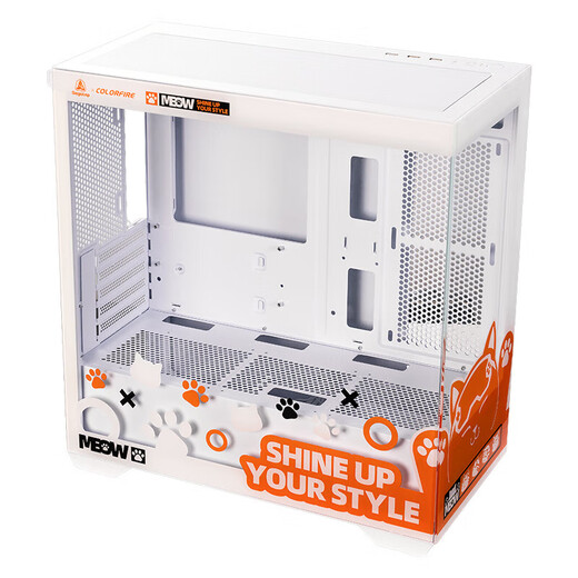 Colorful Orange Cat computer host 12600KF/RTX4060Ti 4070 SUPER desktop RTX3050 game ai rendering diy assembly computer complete machine with an i5 12400F+RTX3050 host | 32GB memory