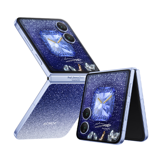 Honor Magic V Flip2 high-end model, small folding screen, AI 200 million photo selfie, 5500mAh Qinghai Lake battery, 16+1T Dreamweaver Blue, photo taking, 5G mobile phone