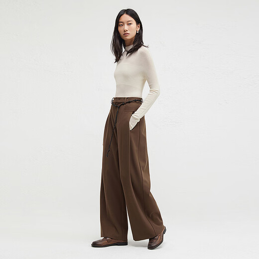 
The same simple temperament stand collar 24 autumn and winter wool sweater BDR4SD3887 W20 shallow cloud M