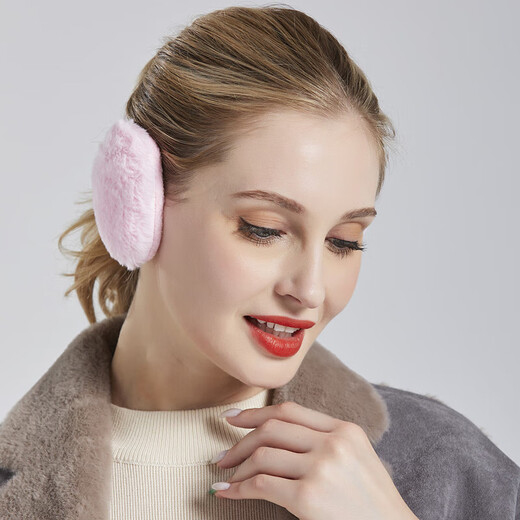 Unisex warm earmuffs, winter outdoor anti-cold and antifreeze earmuffs, ear warmers, cute ear bags, earmuffs, plush style - khaki