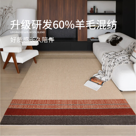 Saipos Machu Picchu imported wool carpet living room antique style sofa coffee table mat light luxury style high-end bedroom 2X3M
