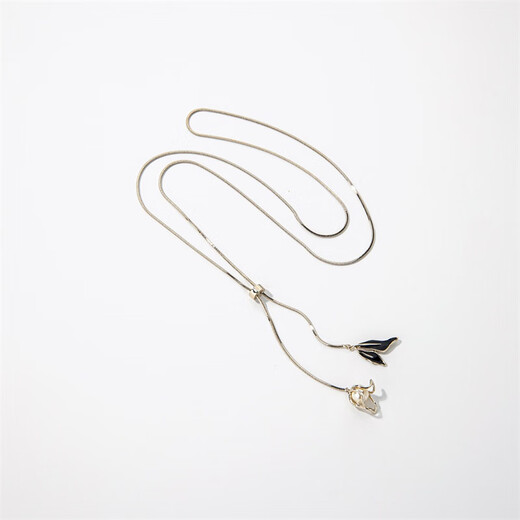 Qlady sweater chain light luxury high-end sweater necklace long style elegant high-end 2025 new pendant accessories fashionable and versatile