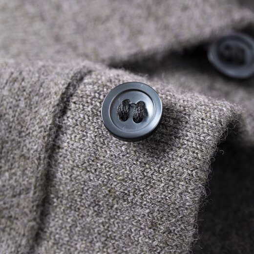 Шаньшань (FIRS) свитер из 100% овечьей шерсти, мужской осенне-зимний утолщенный теплый полукамвольный легкий в уходе деловой повседневный свитер