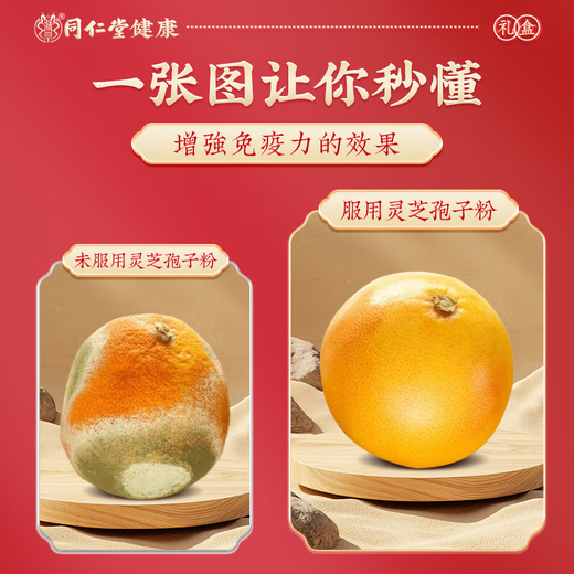 Pékin Tongrentang Break Wall Ganoderma Lucidum Spore Powder pour les personnes d'âge moyen et les personnes âgées pour améliorer l'immunité et visiter les produits toxiques pour les aliments santé et les cadeaux Nutritional Products 5 Boîtes 1000g [Great Sélection de cadeaux, Four Seasons Permanent]