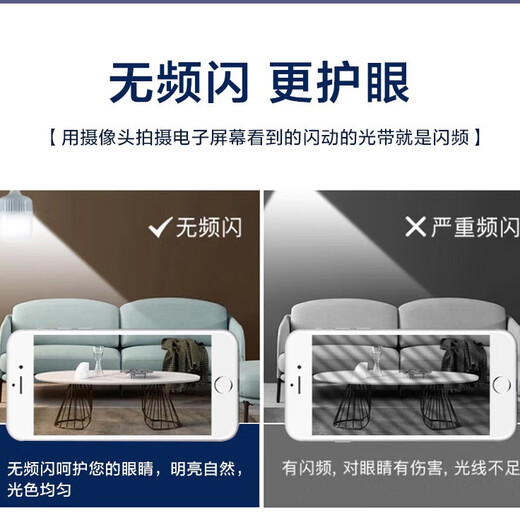 Whale and Light LED energy-saving light bulb with plug household plug-in e27 socket lamp with switch wire super bright hanging small wall lamp 2 meters wire