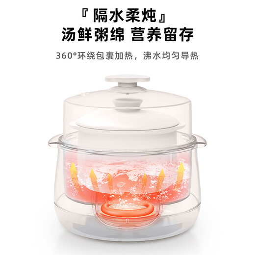 LOTOR multi-function electric stew pot, household water-proof stew pot, small capacity soup pot, bird's nest stew pot, stew pot, baby porridge artifact DDZ-9B basic model