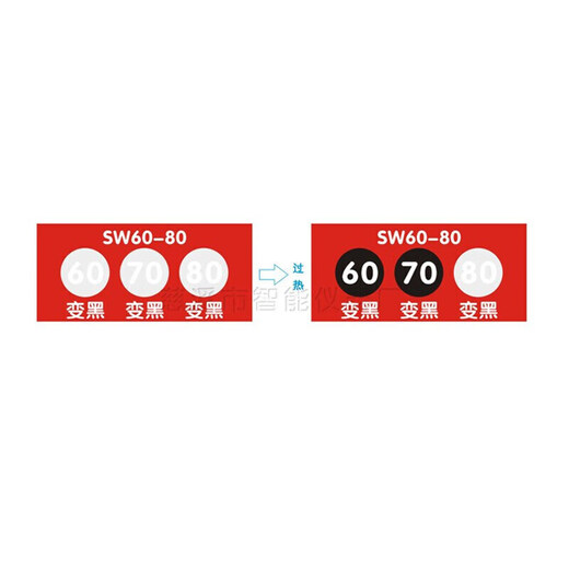 
Fengxi temperature measurement sticker-80 sticker temperature display sheet color change patch test strip temperature measurement thermal sensitive temperature color change paper temperature sensing label. SW100-12033 sheet/piece