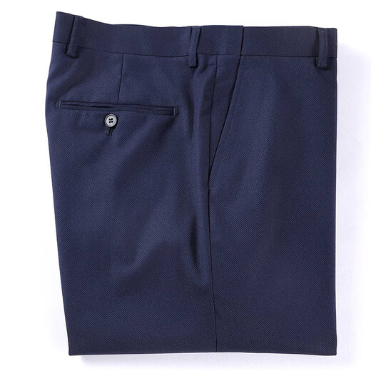 BOSS business formal wear worsted wool men's suit spring and autumn high-end double-slit suit jacket navy blue M D version 170/100D