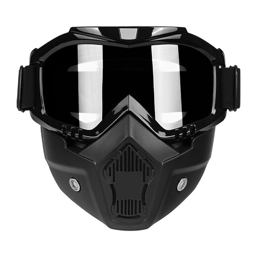 C-RIDING motorcycle goggles are windproof and sunproof, can be worn with myopia glasses and used for off-road riding motorcycle goggles, brown mask (not anti-fog)
