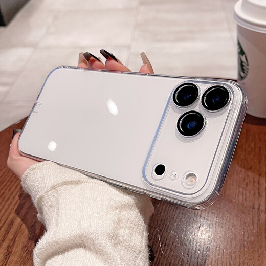 Chaolian comes with dust-proof plug in one, suitable for Apple 17 Promax mobile phone case, new iPhone 16 Pro charging port speaker dust-proof 14 silicone anti-fall 15 Pro transparent soft 13 deep space black high-quality charging port dust-proof free mobile phone film iPhone 16Pro