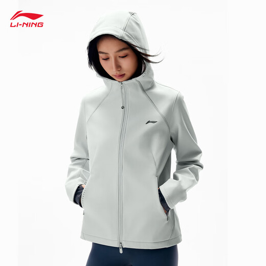 
Li Ning adds velvet warm water-resistant sports windbreaker for women 2025 autumn and winter fashion sports jacket AFDVE78