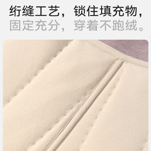 Langsha Wool Warm Pants Women's Cotton Pants 2025 Autumn and Winter New High Waist Velvet Pants Thickened Northeast Special Leggings