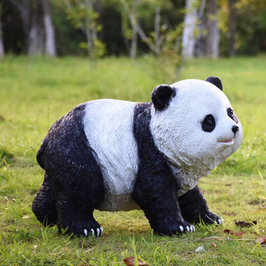 
Outdoor simulation panda sculpture ornaments courtyard decoration garden villa yard layout garden landscape landscape sketch 17078 standing limbs face to the right (No. 19)