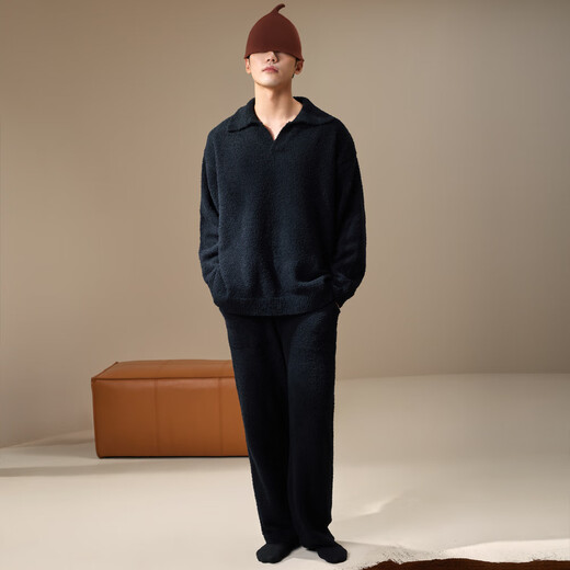 Yifen Warm Velvet Home Clothes Couples Half Velvet 2025 New Autumn and Winter Pajamas for Men and Women Can Be Weared Outside, Thickened and Velvet Women - Warm White L