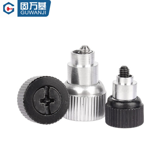 GUWANJI (GUWANJI) riveting loose screw PF25 (42) panel fastening spring screw M3M4M5M6M8M10-0/1/2/3 silver (PF25) PF42-M3-0 (nail length 12.8) 10 pieces