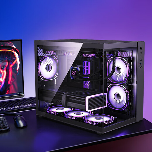 Colorful sea view room AMD Ryzen R7 9700X RTX 5070Ti 5080 E-sports game AI design DIY computer host desktop assembly machine with a R7 9700X丨5060TI Tomahawk graphics card original box