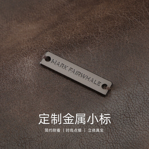 Mark Huafei пуховик из искусственной кожи с лацканами, мужская осень и зима 2025, новая высококачественная повседневная кожаная куртка в стиле ретро 7007 кофейного цвета 303 M 170