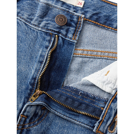 Levis 24 Herbst New Damen Baggy Lose gerade Persönlichkeit Trendy Comfort Jeans Medium Blue 28 (29)