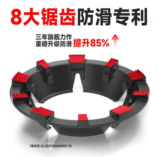 JCZS German brand cast iron gas stove windshield anti-slip bracket universal gas stove fire focus wind shield energy-saving stove stove suitable for 4-claw stove double anti-slip/fire focus/wind shield no odor