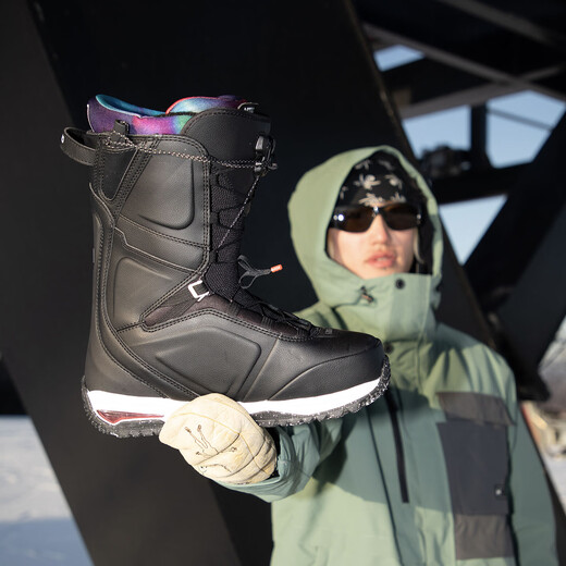 NITRO Snowshoes TEAM Snowboard Shoes 2526 Men's All-Purpose Warm Ski and Slide Snowboard Boots TEAM TLS Black - Tie-Dye Liner 41 (Inner Length 270mm)