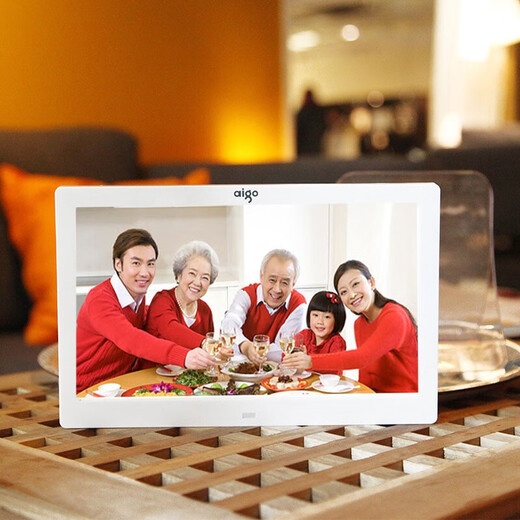 Patriot (aigo) Patriot marco de fotos digital pantalla ancha control remoto inducción infrarroja álbum de fotos electrónico de alta definición video música bolsa de regalo marco de fotos electrónico estándar DPF85 de 8 pulgadas