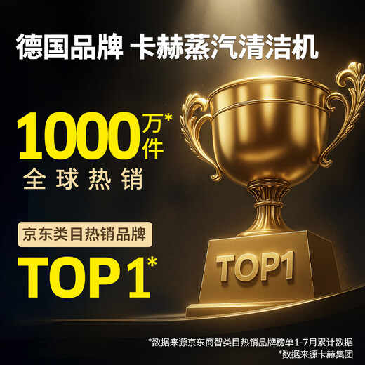 KARCHER household high temperature and high pressure steam cleaning kitchen range hood air conditioning cleaning mop sterilization and mite removal floor washing machine sweeping robot vacuum cleaner companion SC4D standard version + steam ironing pendant