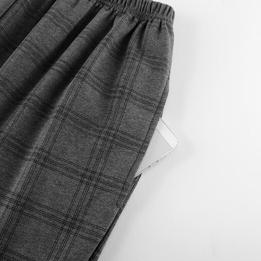 Men's pajamas for men in spring, autumn and winter, long-sleeved casual loose plus fat plus large size simple round neck to wear home clothes outside YEX9906 2XL (recommended 150-175 Jin [Jin equals 0.5 kg]) All size