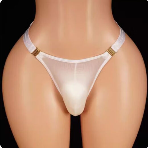 Silky men's underwear sexy summer shiny snap transparent thong invisible breathable ultra-thin underwear shorts for men purple size weight 45-70KG weight 45-70KG