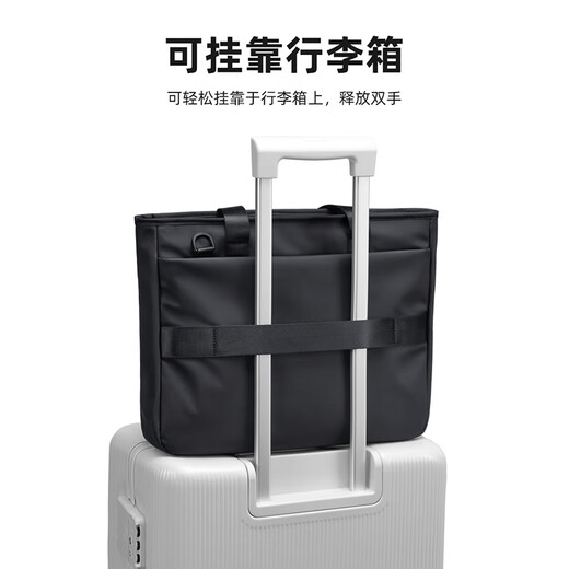 POLO business briefcase men's multifunctional handbag 14/15.6 inch computer bag business trip meeting bag file bag